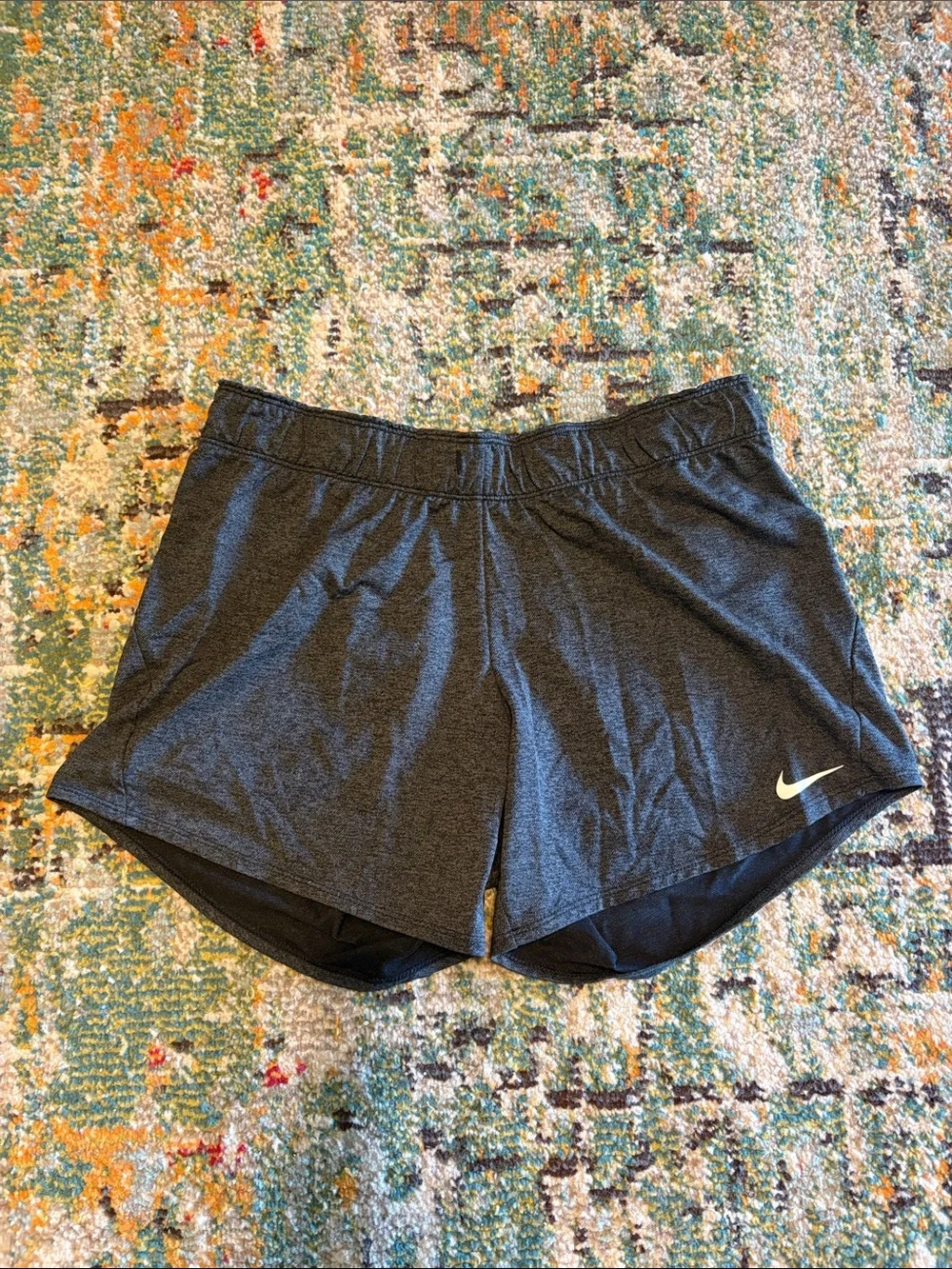 Nike Super-Soft Pull On Charcoal And Hot Pink Athletic Shorts, Size Medium